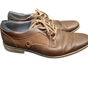 Sonoma Suede Cap Toe Oxfords Men's Size 10.5 M Brown